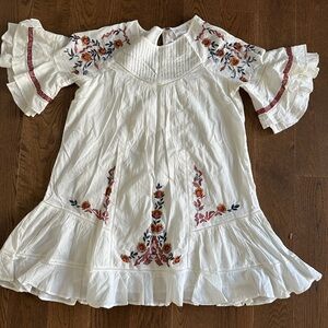 FREE PEOPLE Pavlo Embroidered Boho Dress, size Large.